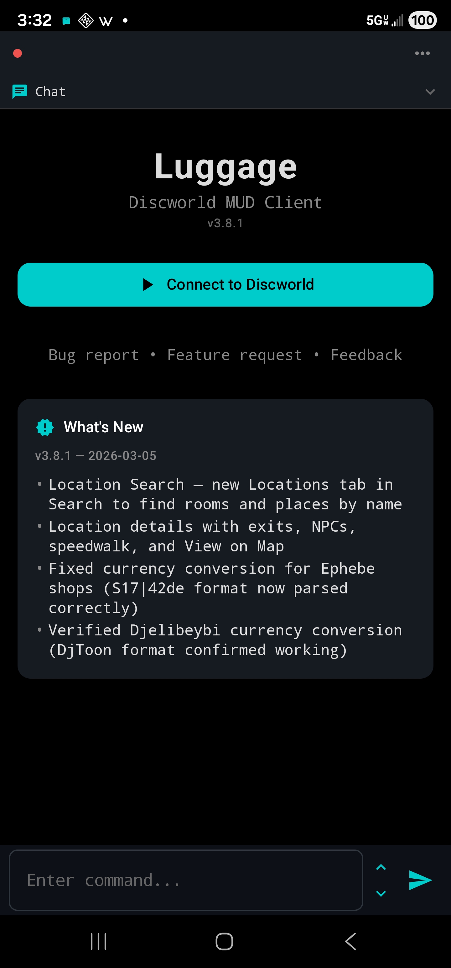 Luggage screenshot