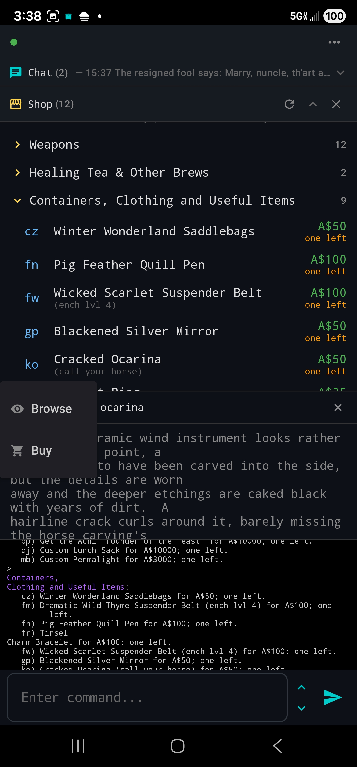 Luggage screenshot